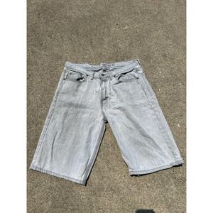 Y2K grey washed out dickies jorts